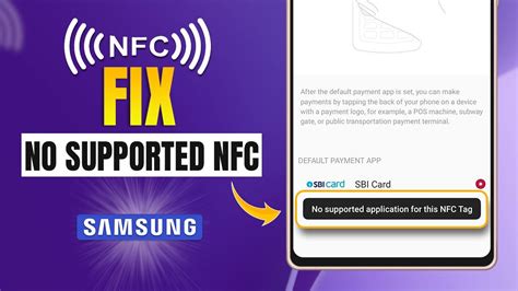 nfc tag no supported app|samsung galaxy nfc not working.